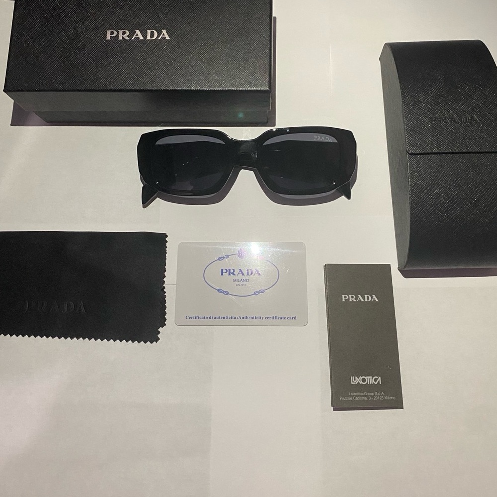 Prada Women’s rectangular Sunglasses PR17WS